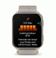 Venu X1 - GPS - Soft Gold with Titanium Caseback and French Grey Nylon Band - 010-02980-09 - Garmin 
